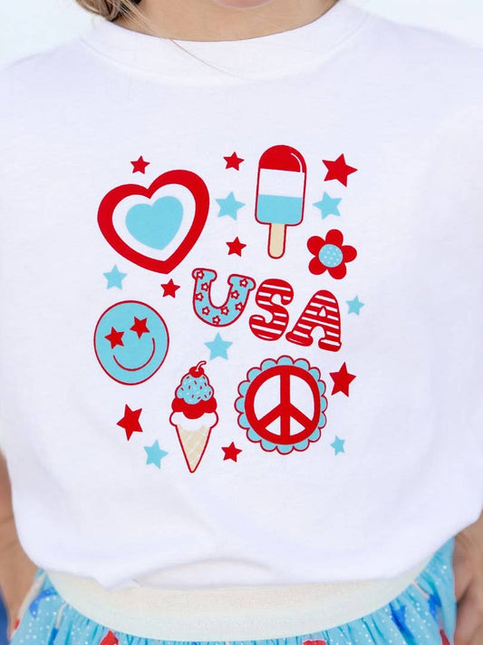 4th of July Doodle T Shirt