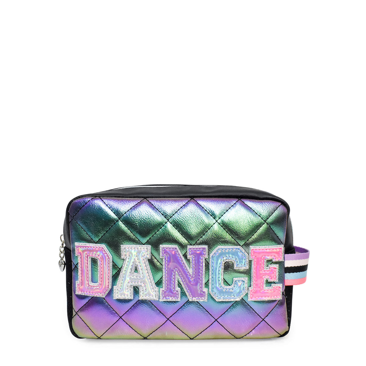 DANCE QUILTED IRIDESCENT POUCH