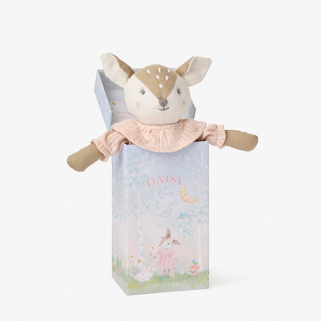 Linen toy boxed