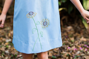 Embroidered Sunflower Dress