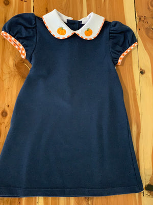 Navy Pumpkin Dress
