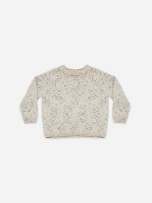 SPECKLED KNIT SWEATER | NATURAL