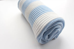 Hydrangea Knit Bamboo Blanket
