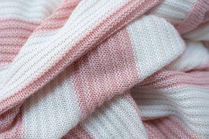 Blush Knit Bamboo Blanket