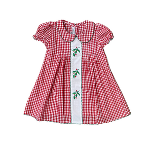 Red Gingham Holly Dress