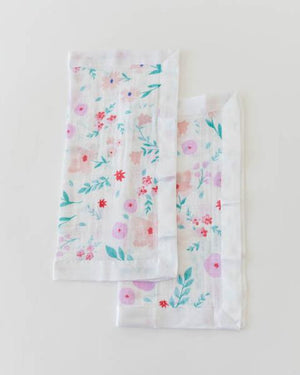 Cotton Muslin Security Blanket 2 Pack- Morning Glory
