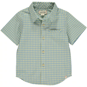 Pier Lemon/Blue Plaid Shirt