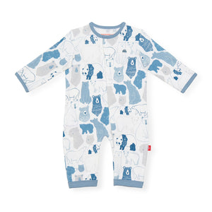 Unbearably Cute Organic Cotton Magnetic Coverall