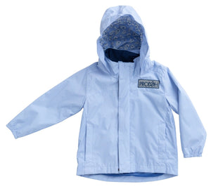 Water and Wind Reflective Jacket Baby Blue Jay