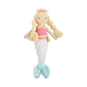 White Linen Mermaid Doll